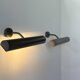 Pair of vintage wall lights, burnished brass, France 1970