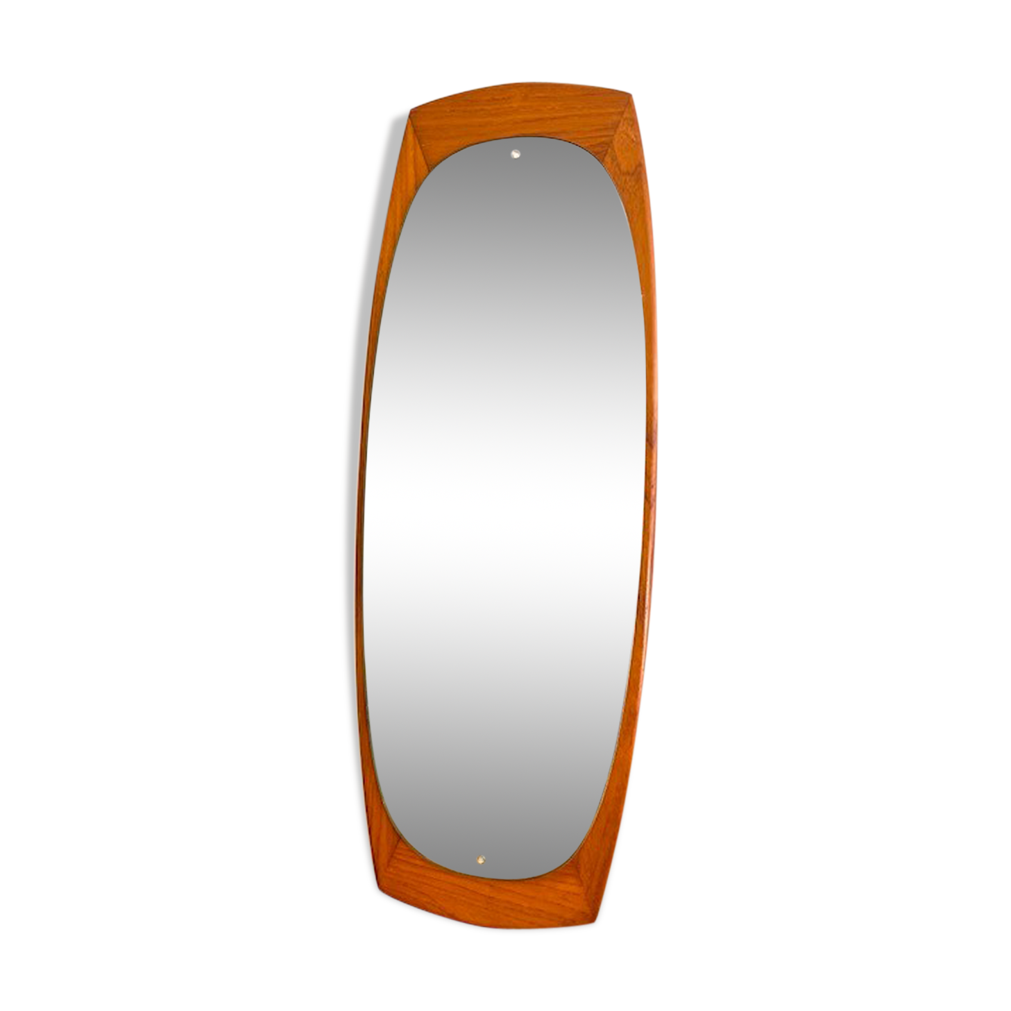 Rectangular teak mirror circa 1960