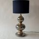 Large glazed ceramic lamp, Italy 1960