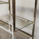 Shelf 70 year milked metal glass smoked glass moltzer rega