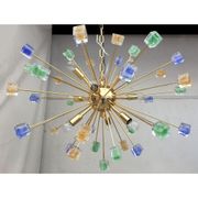Murano glass sputnik chandelier