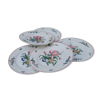 Assiettes plates Sarreguemines