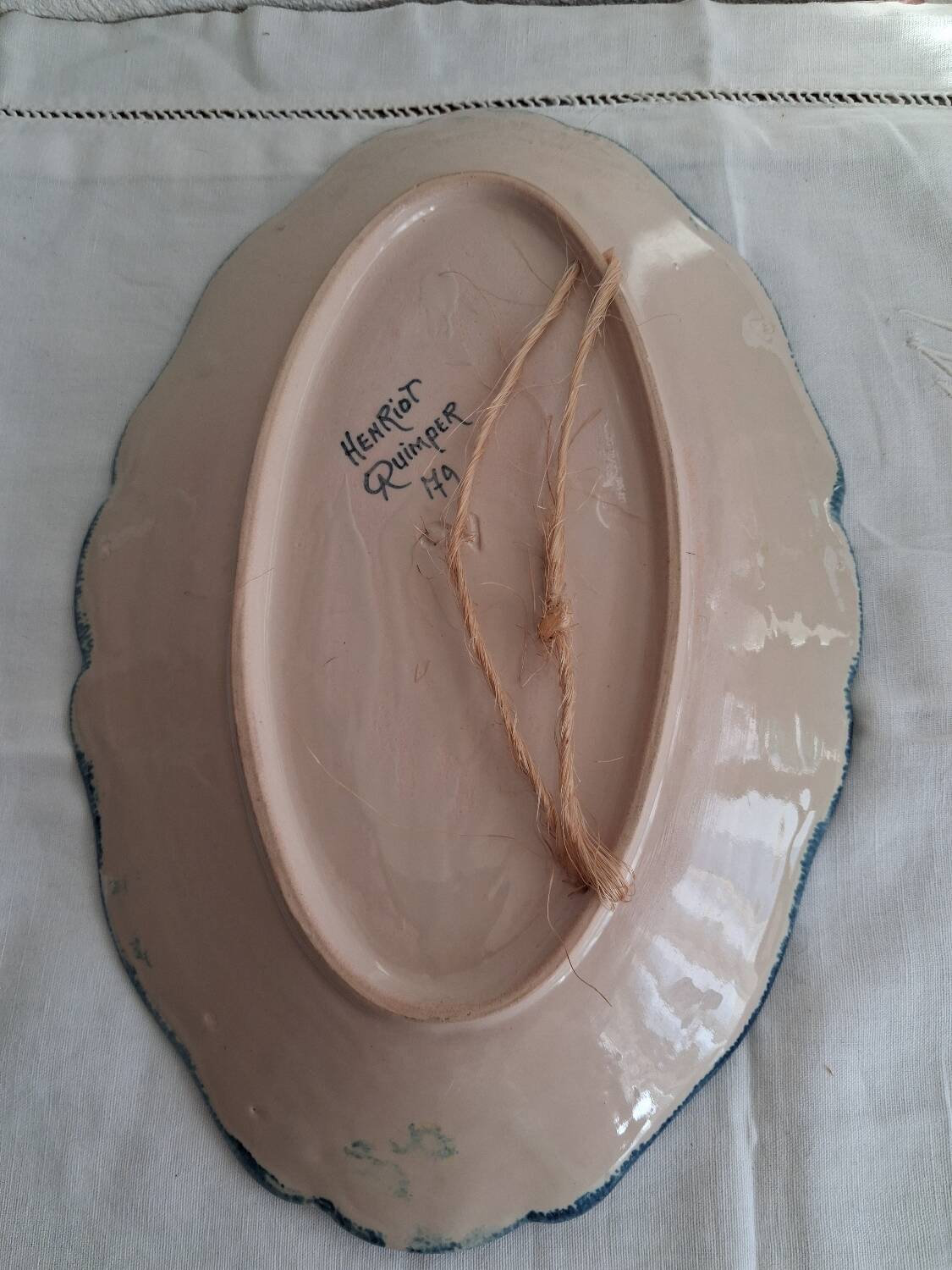 Henriot Quimper decorative plate