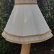 Handmade silk canvas lampshade