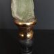 Cabinet of Curiosities green calcite on pedestal