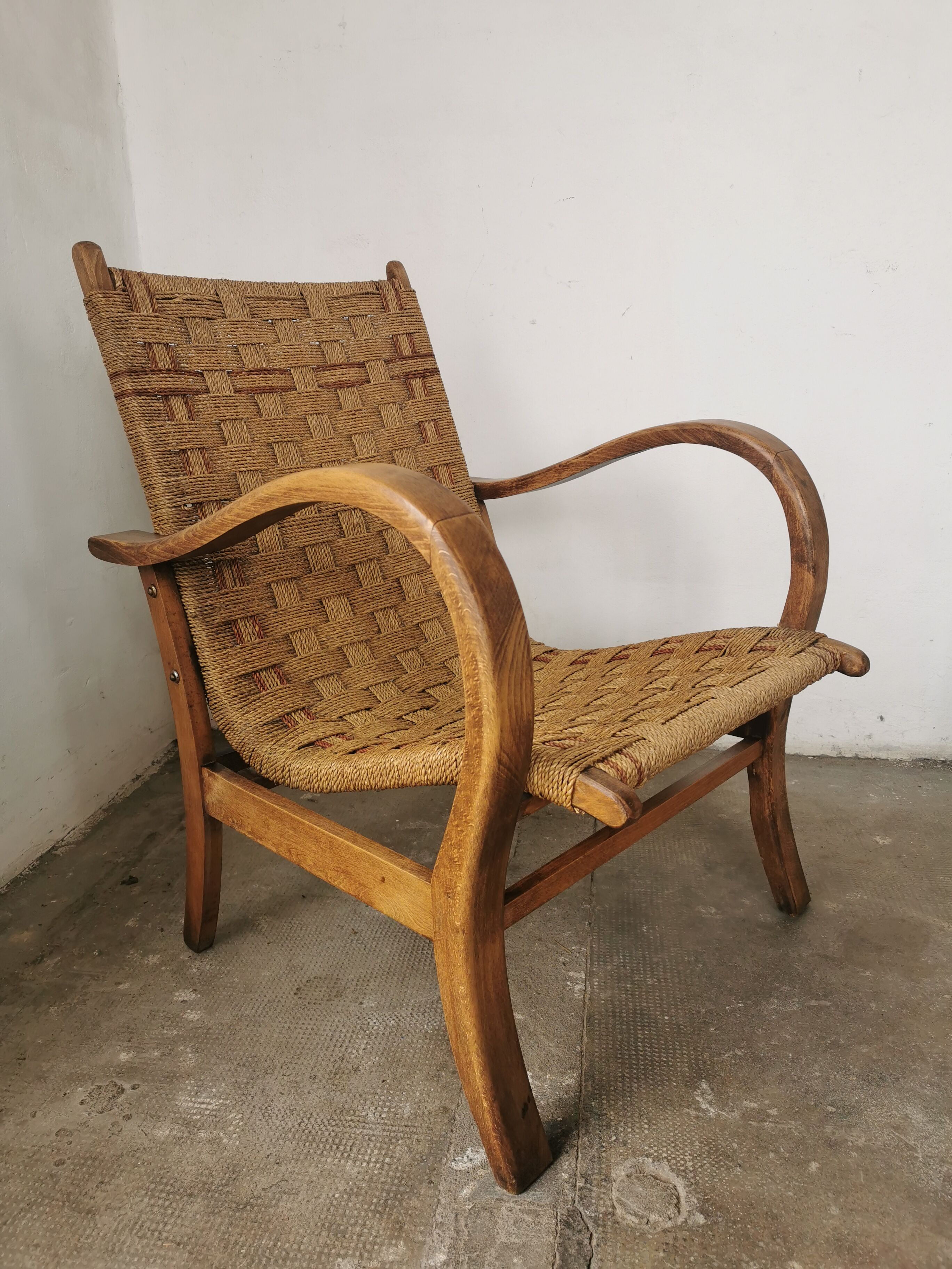 Rope armchair Vroom and Dressmann 1960