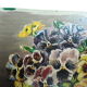 Oil painting on vintage wood