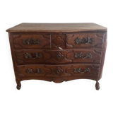 Commode Louis XIV en noyer