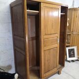 Parisian wardrobe 40/50 old oak patina