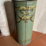 Porte parapluie ancien en métal peint