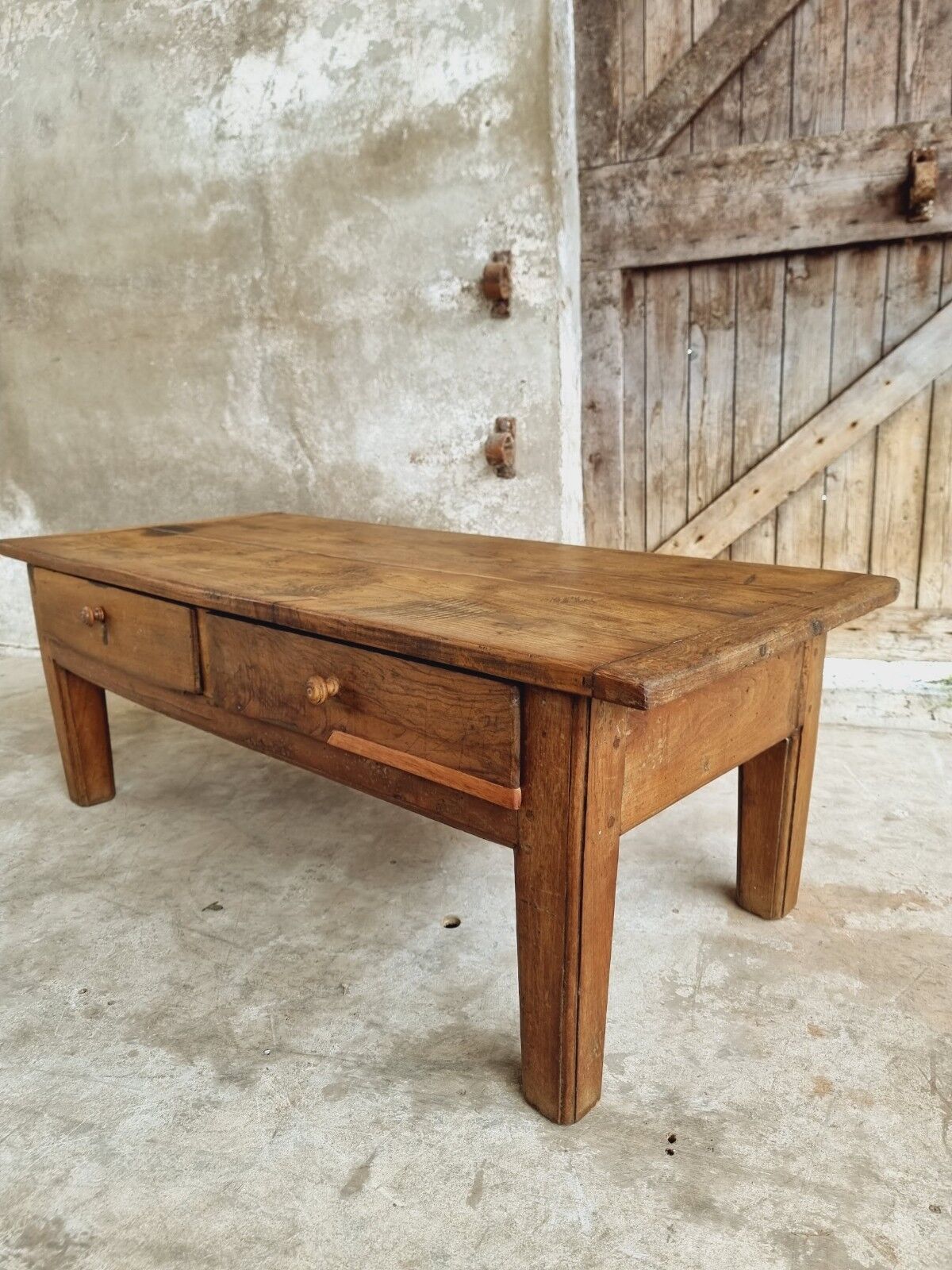 Antique coffee table TV furniture 19th century