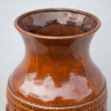 Large ceramic vase, Vase 1485 50, brown vase, ceramic vase, collection, umbrella holder