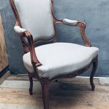 Fauteuil ancien du 19ème siècle de style Louis XVI