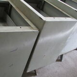 Set of 5 metal lockers
