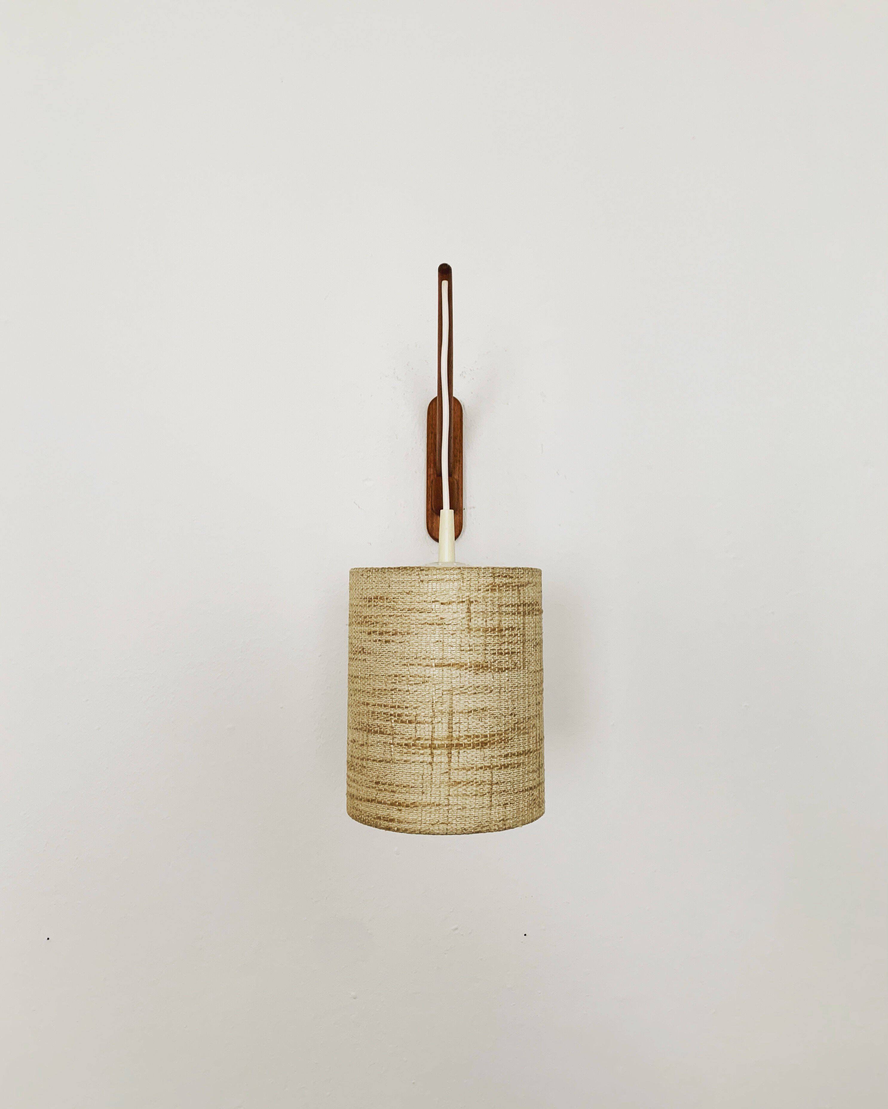 Danish adjustable teak wall lamp