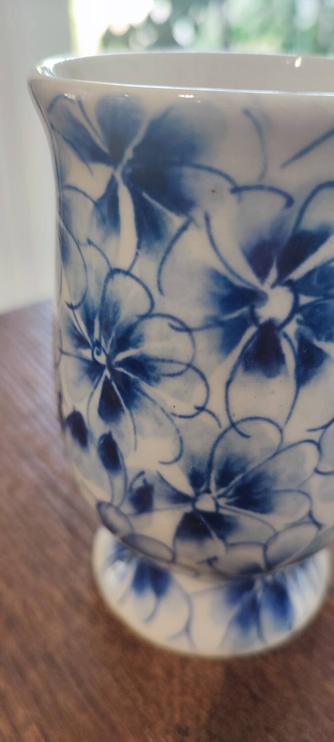 Antique Floral Porcelain Mug/Cup