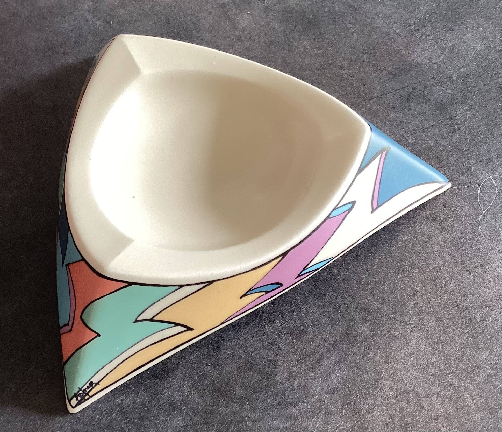 Cendrier / Vide-poches triangulaire Rosenthal Studio Line