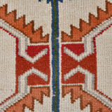 3x11 geometric oushak runner rug,97x348cm