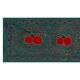 Hand-knotted rug, vintage Turkish rug 53x190 cm