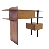 Modernist beech and Wenge sideboard, Netherlands 1980s