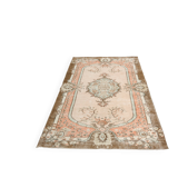 Geometric Handknotted Wool Rug