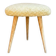 Tabouret vintage pieds compas et moumoute