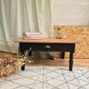 Table basse vintage rénovée