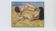 Vintage large painting oil on canvas – Two reclining figures