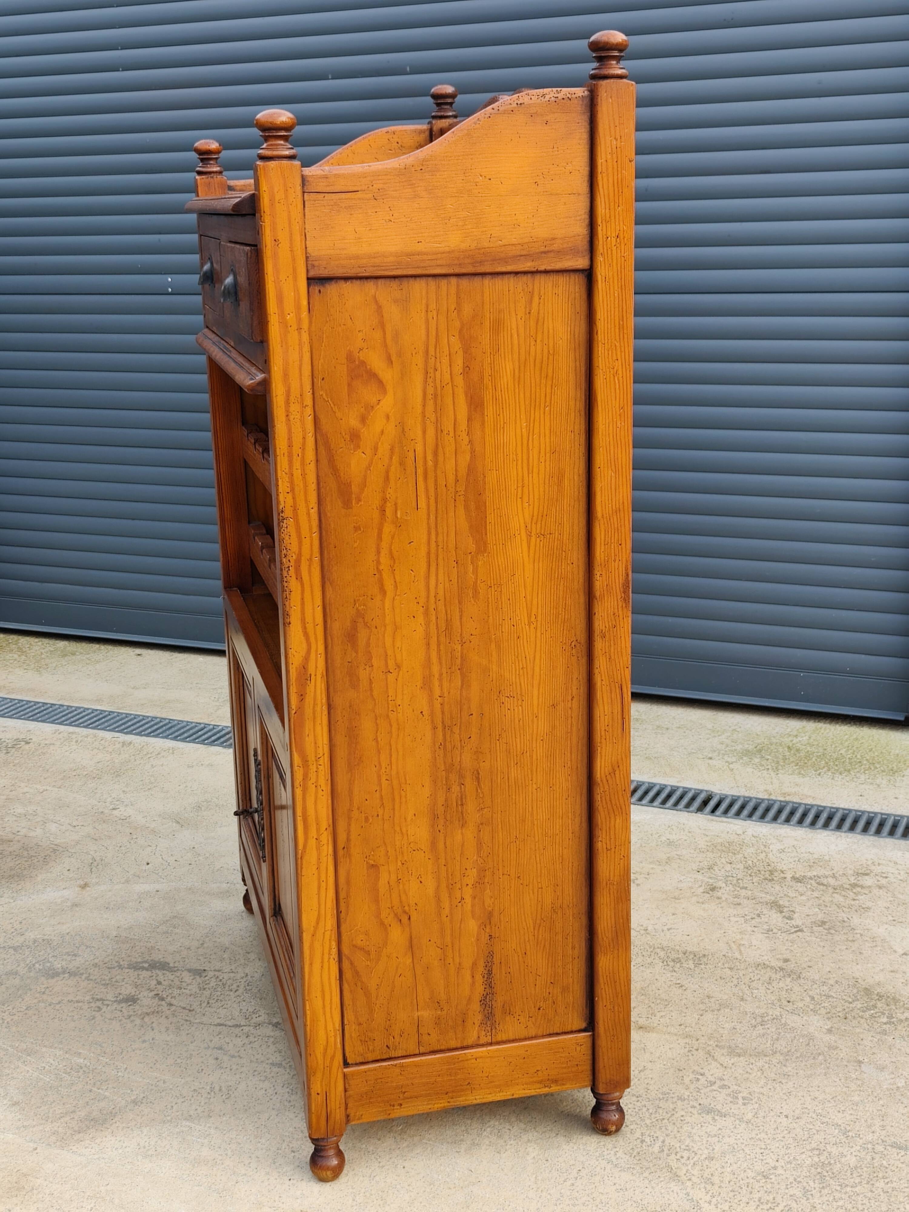 Buffet bar and wine cellar