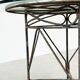 1970's French cast iron outdoor dining table