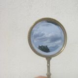 Hand mirror gilded bronze XIX th