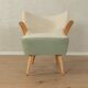 Wonderful armchair in two-tone look from the 1950s