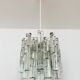Large Ice Glass Chandelier by J.T. Kalmar