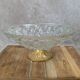 Vintage brass footed bowl