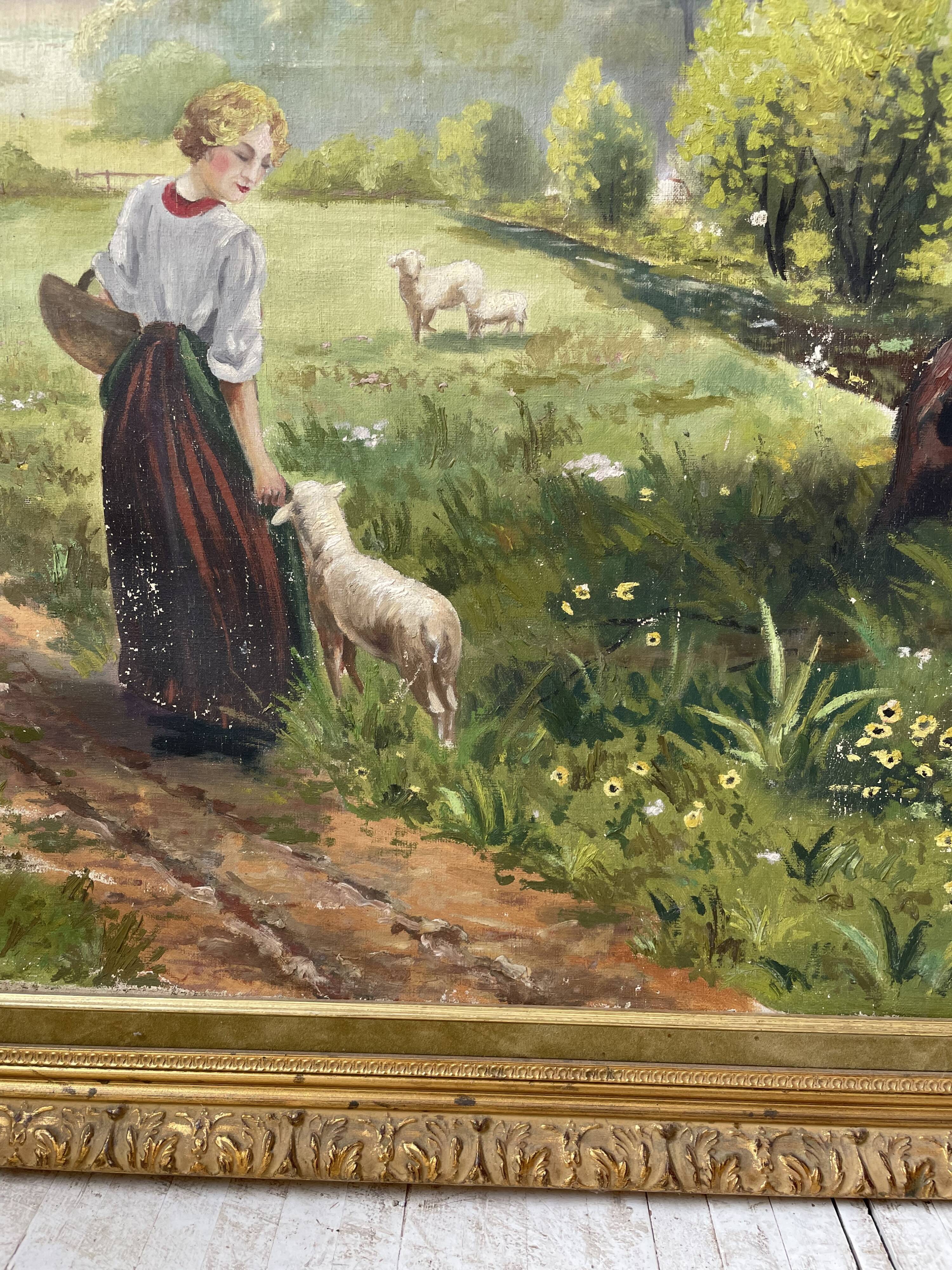 Oil painting canvas 1944 XL