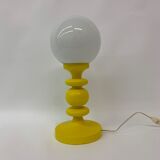 Space age yellow table lamp , 1970's