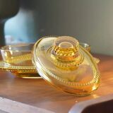 Beurrier vintage avec couvercle
