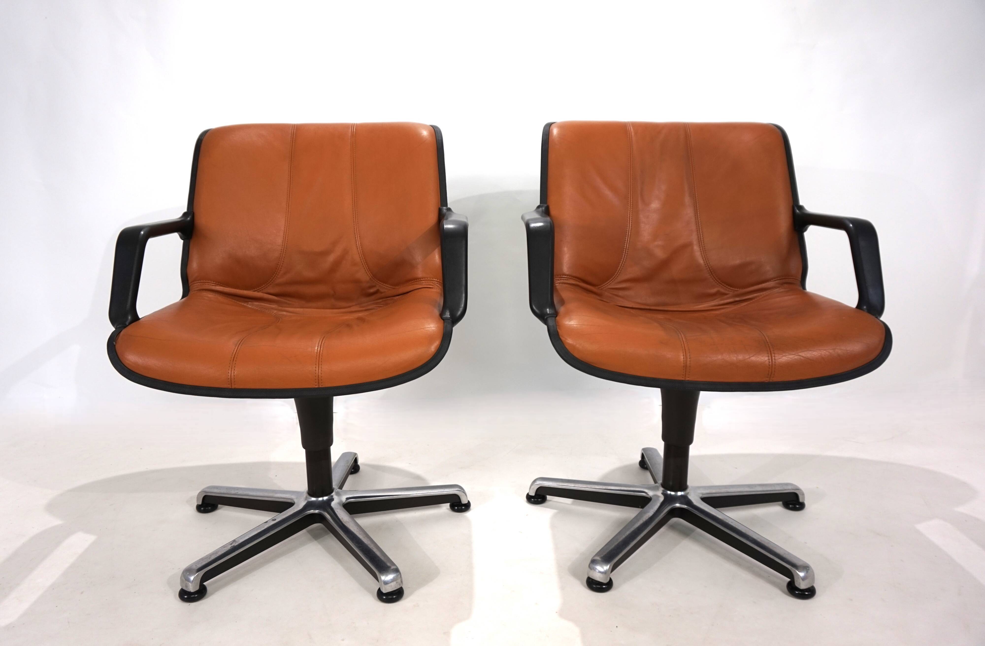 Set of two Fröscher office chairs by Burkhard Vogtherr, 1970
