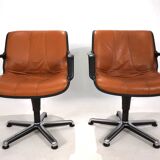 Set of two Fröscher office chairs by Burkhard Vogtherr, 1970