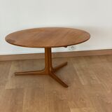 Scandinavian coffee table vintage round tripod