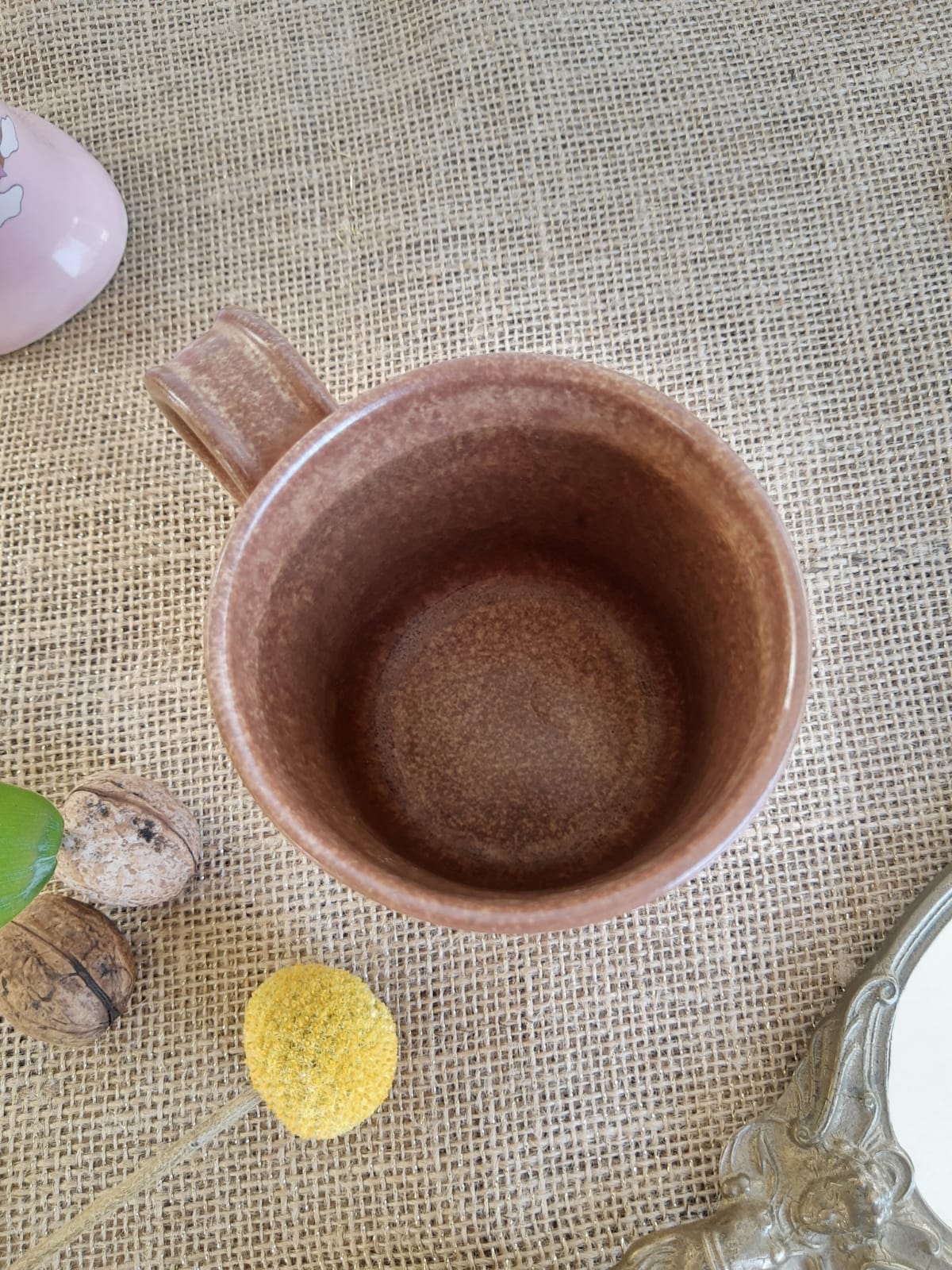 Vintage stoneware cup mug