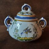 Sugar bowl, Angoulême art earthenware factory, Le Renoleau