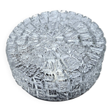 Vintage Brutalist Glass Sconce