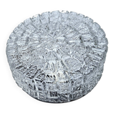 Applique en verre brutaliste vintage