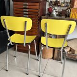Pair of vintage Formica chairs