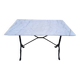 Table de bistrot marbre et fonte