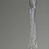 Large Bohemian Crystal Vase - Tom Model - Czechoslovakia