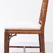 Chaises chinoises en faux bambou de style Chippendale du 20ème siècle