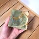 Marbled onyx stone ashtray