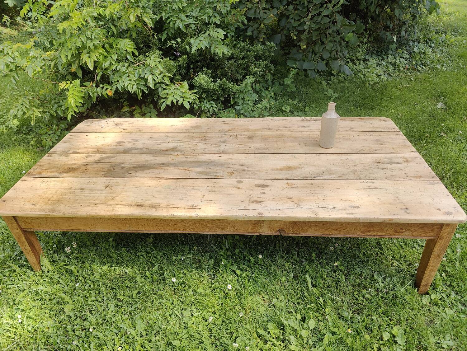 Very large old coffee table